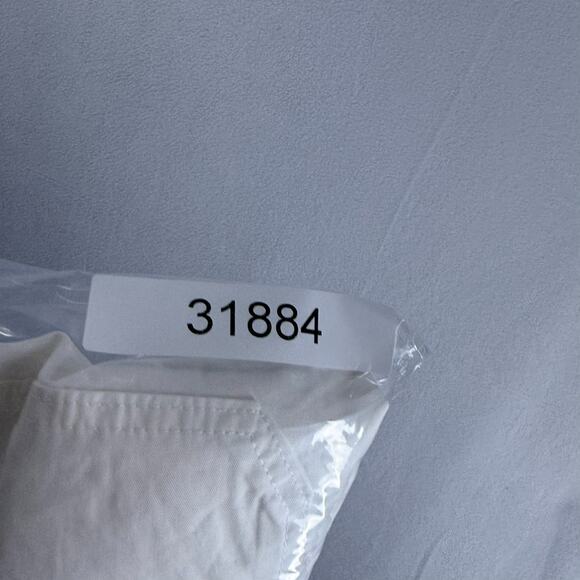 Madewell Pants Women's 4 White Seamed Utility Barrel Leg Cargo Slant Solid NEW - Picture 12 of 12